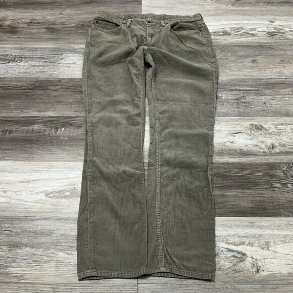 Polo Ralph Lauren Gray Mens 36x32 Classic‎ Straight Leg Preppy Corduroy Pants - Picture 1 of 13